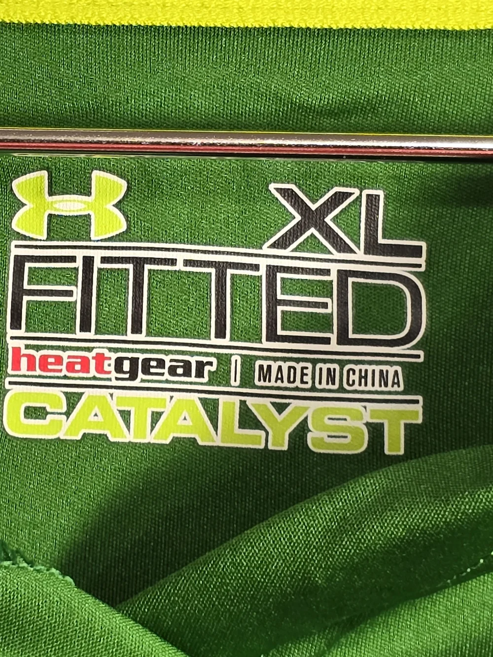 Under Armour Green Hooded Long Sleeve Top NWOT